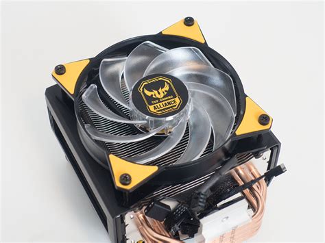 The ASUS TUF Gaming Alliance Cooler Cooler Master Masterair MA410M