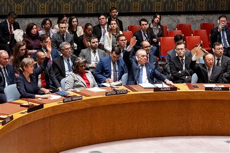 Un Security Council Demands Immediate Gaza Ceasefire For First Time