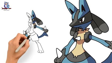 How To Draw Lucario Pokémon Step By Step