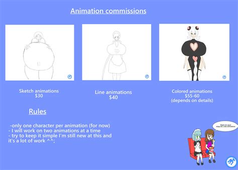 Animation Commission Prices By Dleagueman On Deviantart