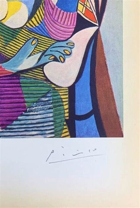 Pablo Picasso Marie Th Rese Walter Original Hand Signed Print