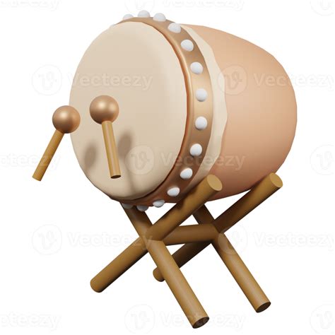 3d Illustration Bedug Drum 12171706 Png