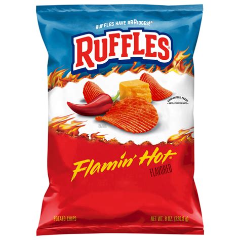 Save On Ruffles Flamin Hot Potato Chips Order Online Delivery Giant