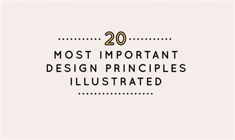 Design Elements & Principles - #infographic