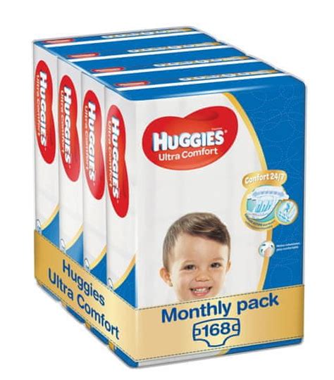 Huggies Ultra Comfort 5 Jumbo plenice (12–22 kg), 168 ks (4x 42 ks ...