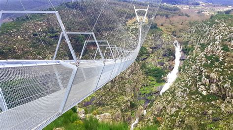 World's Longest Pedestrian Suspension Bridge to Open In Portugal ...