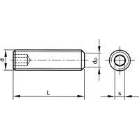 Shop Qualfast M X Skt Set Screw Flat Point Bzp Gr H Set