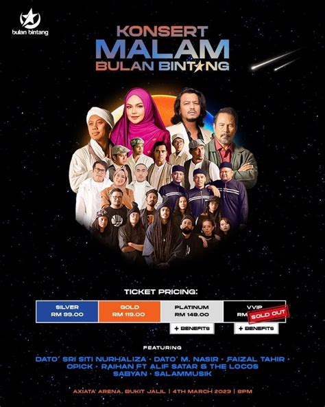 Malam Bulan Bintang Silver Seat Early Bird Tickets Vouchers Event