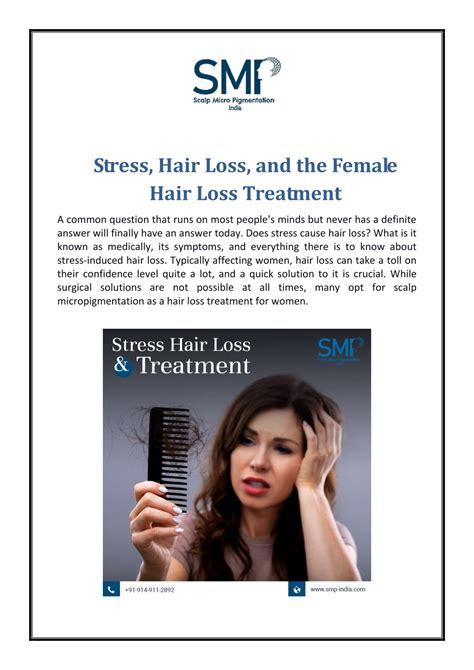 Ppt Stress Hair Loss And The Female Hair Loss Treatment Powerpoint Presentation Id9852447