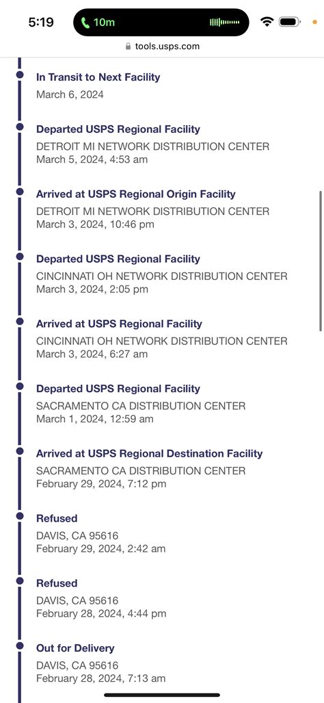refused package being sent back to me?? : r/usps_complaints