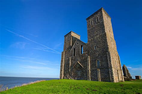 Desktop Hintergrundbilder Kirche England T Rme Kent Reculver Towers