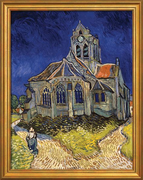 Buy Picture Church At Auvers Sur Oise 1890 Framed By Vincent Van