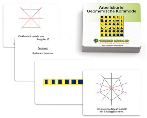 Arbeitskartei Geometrische Kommode