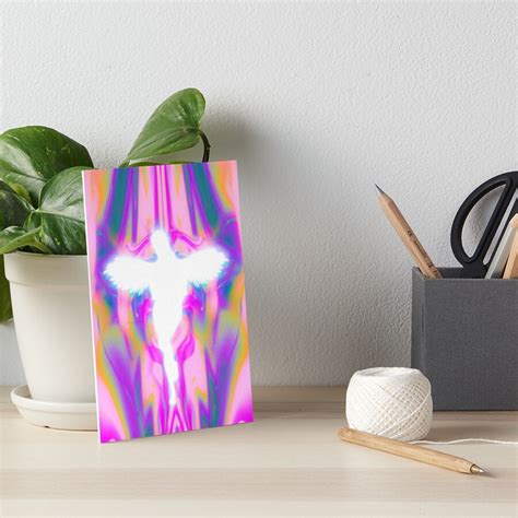 Y2k Angel Art Board Print By Sabrinamerg Redbubble