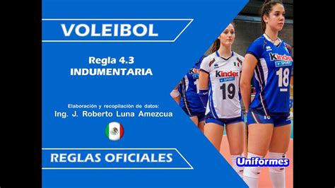 Reglas Acerca De La Indumentaria Y Uniforme De Voleibol Youtube