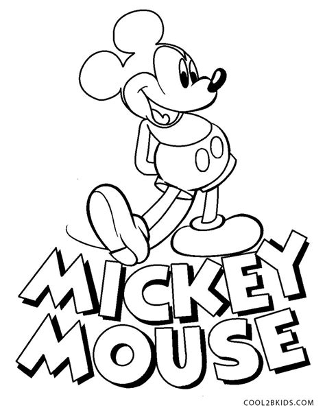 Coloriages Mickey Mouse Coloriages Gratuits Imprimer