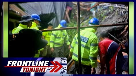 Mag Ina Patay Sa Landslide Sa Angeles City Frontline Tonight YouTube