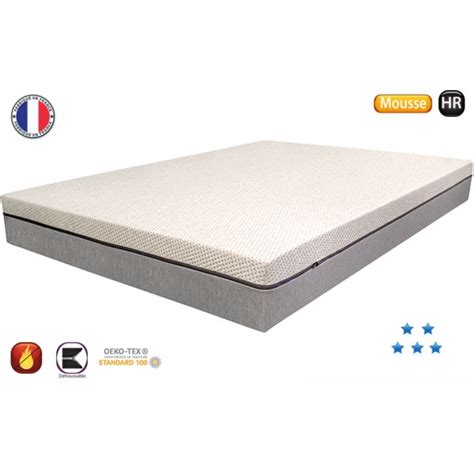 Matelas mousse Lyon ép 22 cm 140x190 cm