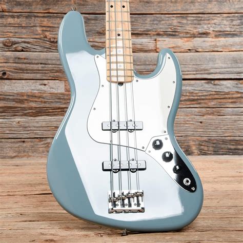 Fender American Pro Jazz Bass Sonic Grey 2017 Chicago Music Exchange