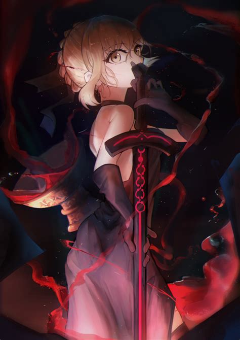 Anime Fate Series Saber Alter Artoria Pendragon Fate Grand Order