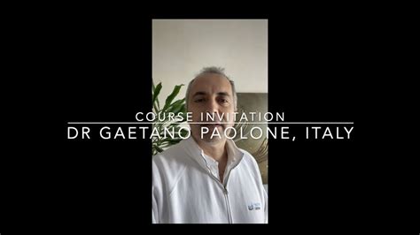 Invitation Of Dr Gaetano Paolone To His Hands On Courses In Dubai In