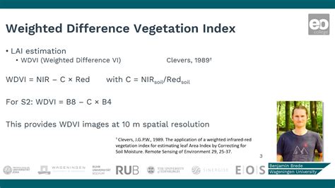 Crop Monitoring Biophysical Parameters Leaf Area Index Lai Youtube