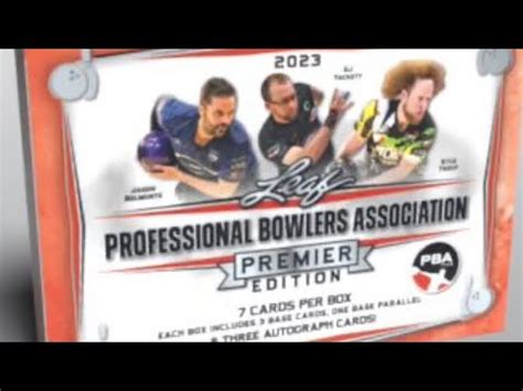 2024 Leaf PBA Pro Bowling Association Cards YouTube