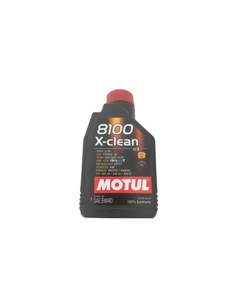 Aceite Motul 8100 X Clean C3 5W40 5L 28 50 Recambium