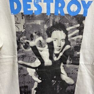 Vintage John Lydon Sex Pistols By Dennis Morris T Shirt Etsy