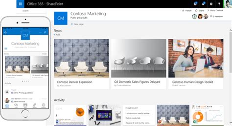 Microsoft Announces New Sharepoint Home Page And Modern Team Sites