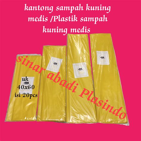 Kantong Plastik Sampah Kuning Uk X Kantong Plastik Sampah Kuning