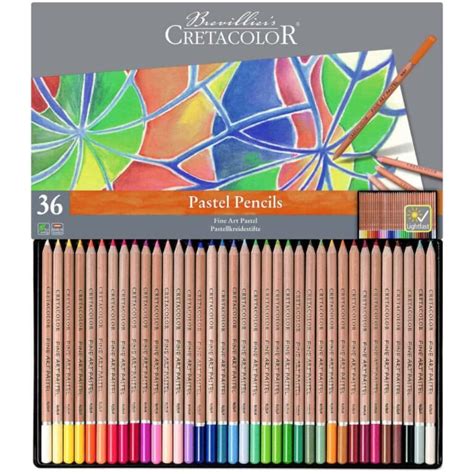 Set De L Pices Tiza Pastel Para Bellas Artes Con Estuche Met Lico