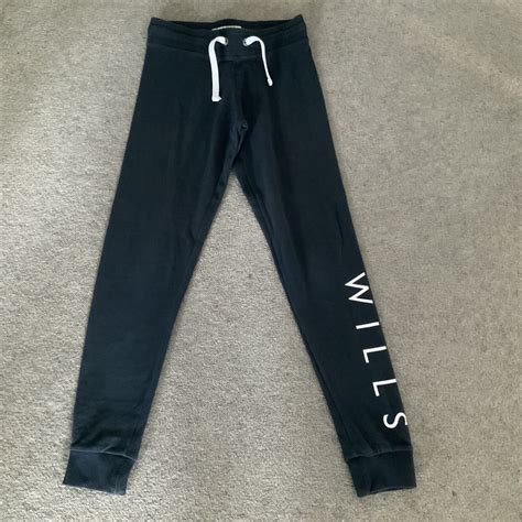 Women’s/ Teens Jack Wills Navy Blue Gym Running Tracksuit Bottoms