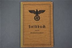 Unissued Original German Wwii Heer Soldbuch