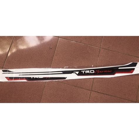 Trd Sportivo Toyota Yaris Side Body Sticker Shopee Philippines