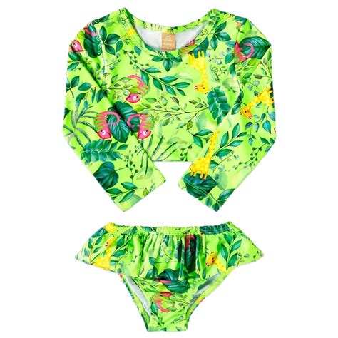 Biquini Infantil Cropped Garden Up Baby Moda Mad