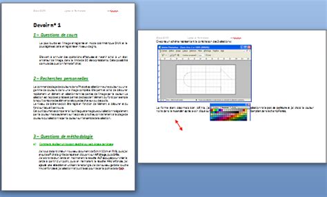 Page Paysage Au Milieu De Pages En Format Portrait Dans Word