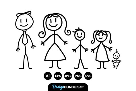 Family Clipart | Design Bundles