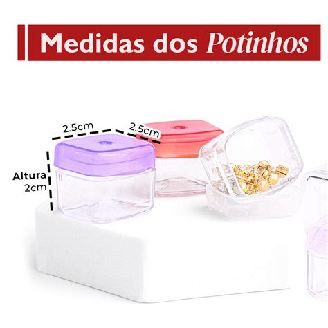 Potinho Organizador De Acr Lico Para Acessorios Artstones