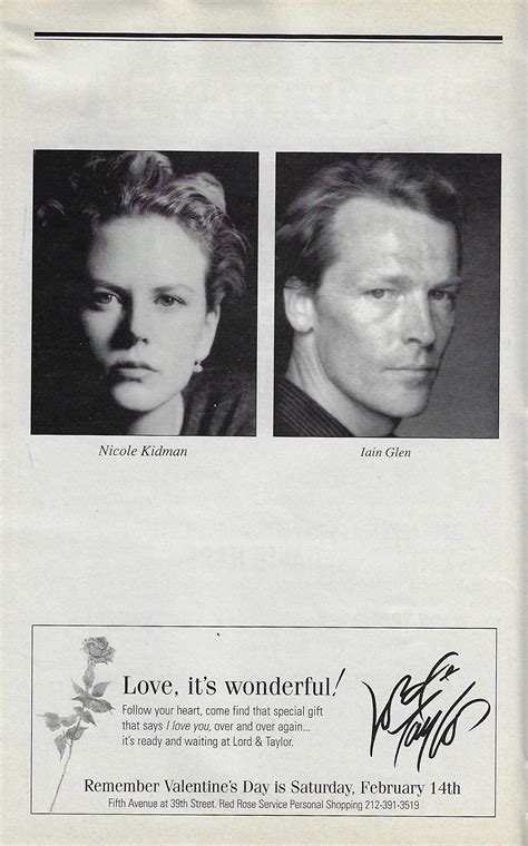 Iain Glen Nicole Kidman