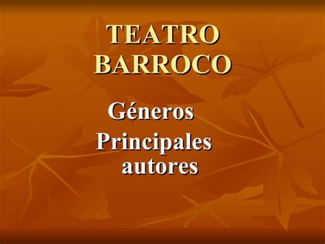 Barroco Teatro PPT