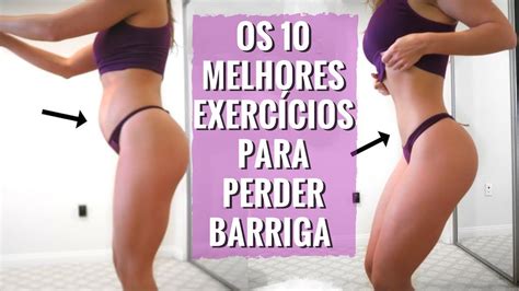 OS 10 MELHORES EXERCÍCIOS Para PERDER BARRIGA TOP 10 Definitivo