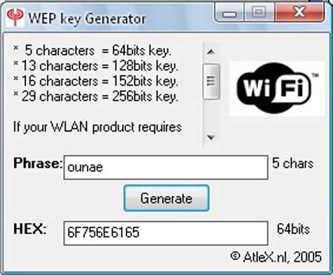 WEP key Generator - Download