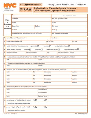 Fillable Online Nycppf Form Ctx Aw Fax Email Print Pdffiller