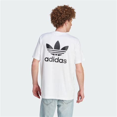 adidas Adicolor Classics Back+Front Trefoil Boxy Tee - White | adidas TZ