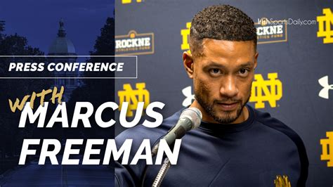 Video Notre Dame Hc Marcus Freeman Post Syracuse Press Conference