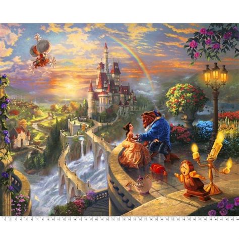 Disney Dreams Thomas Kinkade Beauty And The Beast