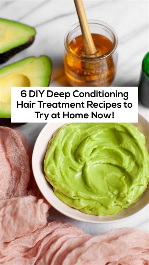 6 diy deep conditioning hair treatment recipes to try at home now – Artofit