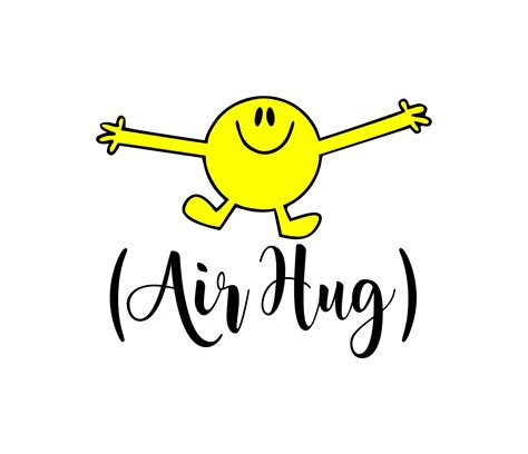 Air Hug Smiley SVG PNG DIgital Download | Etsy