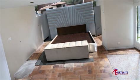 White Sleigh Bed and Ottoman Combo - Allybrite Furniture